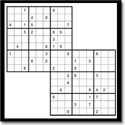 Sudoku difícil ilustração stock. Ilustração de cruzes - 12858739